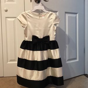 A nice black and white dress.